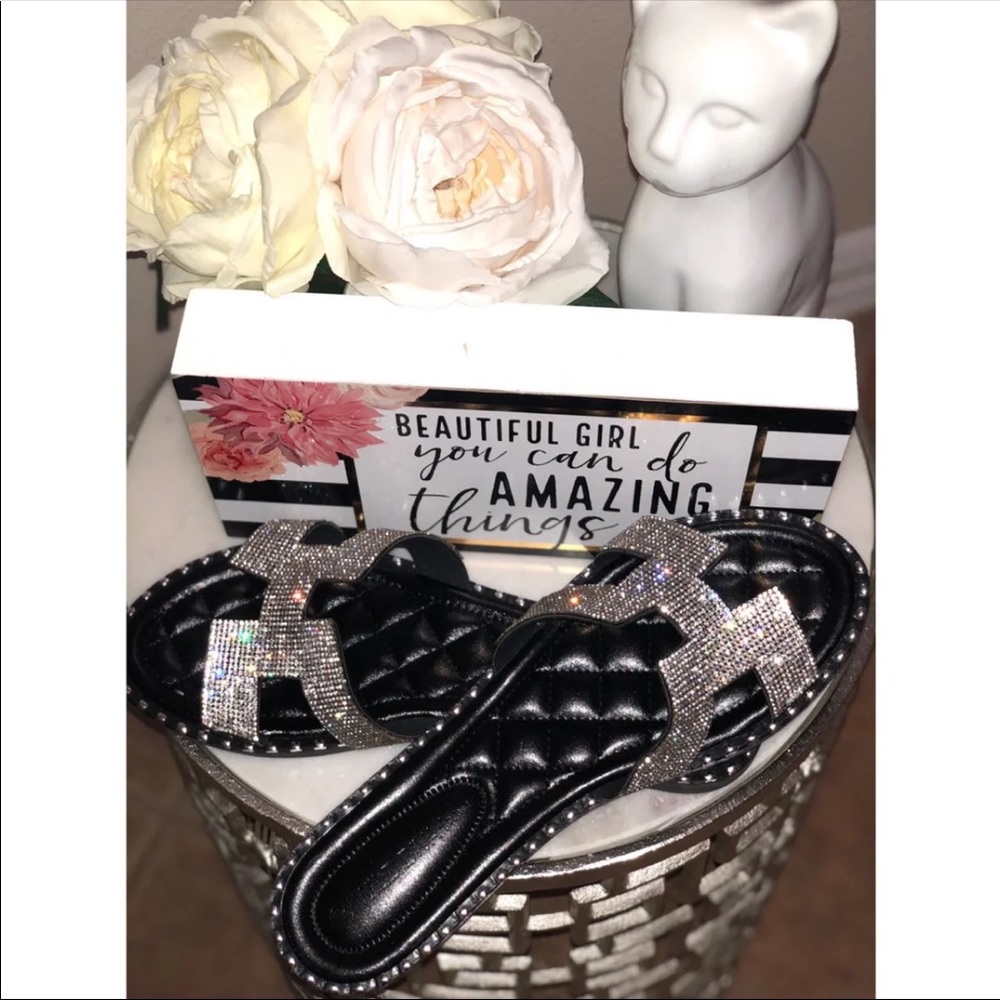 Beautiful Chic Rhinestone Sandals